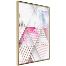 Arkiio Affisch Pink Triangle [Poster] 40x60 Poster